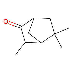Structure of xis-pinocamphone