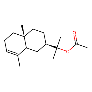 Structure of y-eudesmol acetate