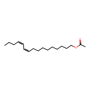 Structure of z z-8 10-hexadecadien-1-ol