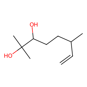 Structure of z-4-octene-2,7-diol,2,7-dimethyl