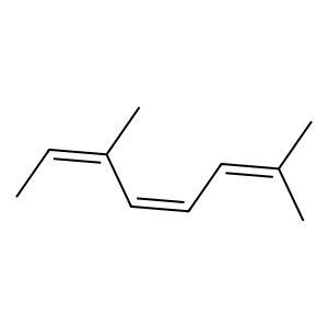 Structure of z-betaocimene