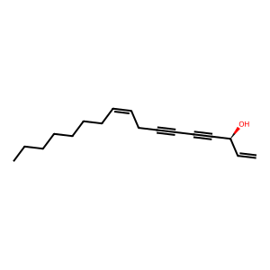 Structure of z-falcarinol