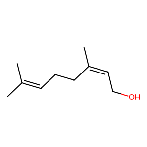Structure of z-geraniol