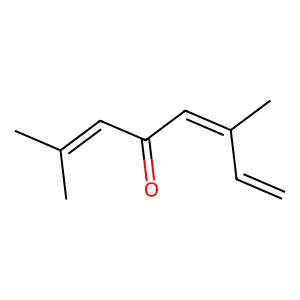Structure of z-ocimenone