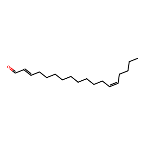 Structure of z-octadecadienal