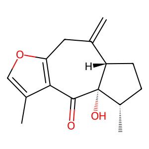Structure of zedoarol