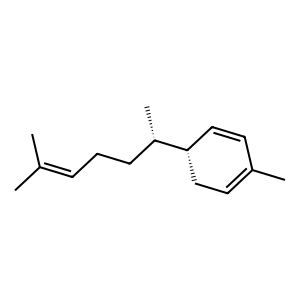 Structure of zingiberene