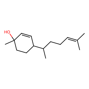 Structure of zingiberenol
