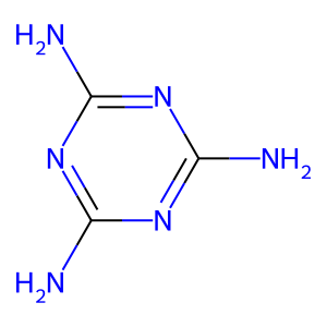 Structure of 1, 3, 5-triazine-2, 4, 6-triamine