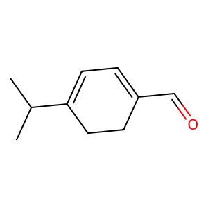 Structure of 1, 4-p-menthadien-7-al