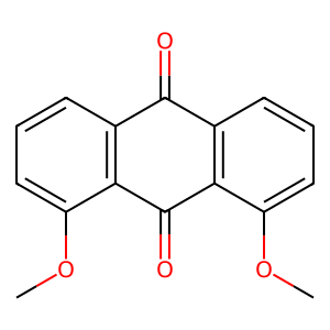 Structure of 1, 8-dimethoxyanthraquinone
