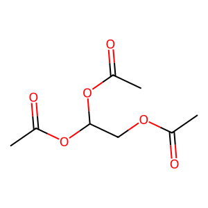 Structure of 1,1,2-triacetoxyethane
