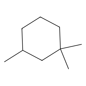 Structure of 1,1,3-trimethylcyclohexane