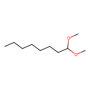 Structure of 1,1-dimethoxyoctane