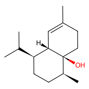 Structure of 1,10-di-epi-cubenol
