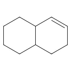 Structure of 1,2,3,4,4a,5,6,7-octahydro-4a-methyl-naphthalene