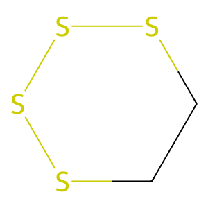 Structure of 1,2,3,4-tetrathiane