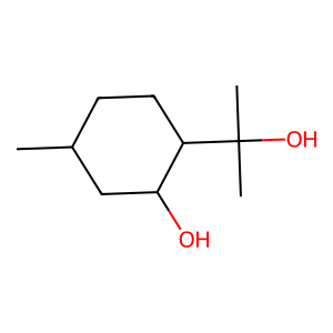 Structure of 1,2,4-trihydroxy-para-menthane