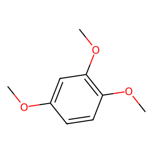 Structure of 1,2,4-trimethoxybenzene