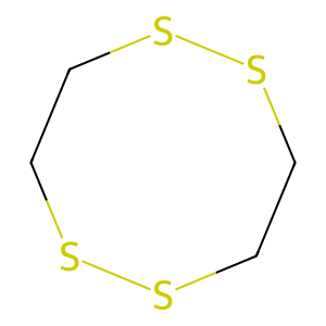 Structure of 1,2,5,6-tetrathiocane