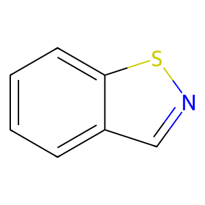 Structure of 1,2-benzothiazole