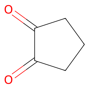 Structure of 1,2-cyclopentanedione