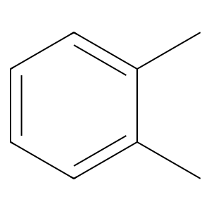 Structure of 1,2-dimethylbenzene