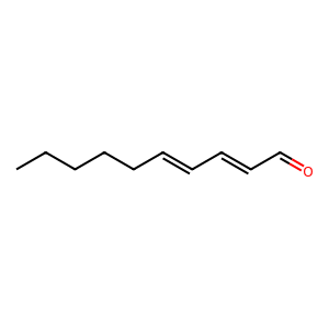 Structure of (2e 4e)-decadienal