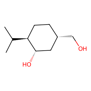 Structure of 1,2-epoxymenthol