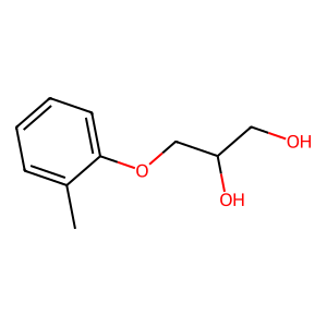 Structure of 1,2-propanediol, 2-(4-methyl-3-cyclohexen-1-yl)