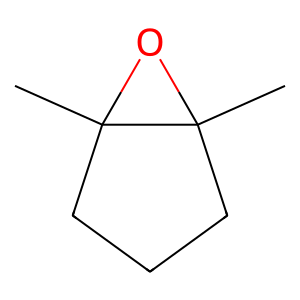 Structure of 1,3,3-trimethyl-2-oxa-bicyclo [2,2,2] oct-5-ene
