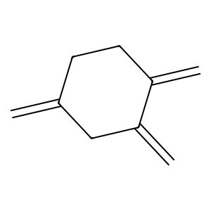 Structure of 1,3,5 tris(methylene) cycloheptane