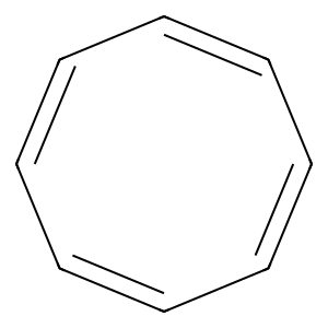 Structure of 1,3,5,7-cyclooctatetraene