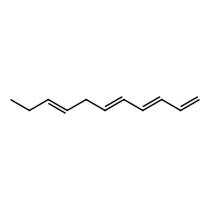 Structure of 1,3,5,8-undecatetraene