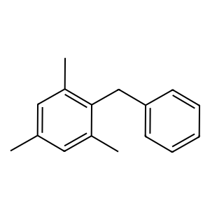 Structure of 1,3,5-trimethyl benzene