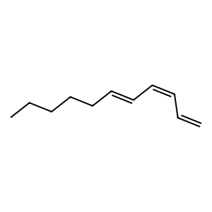 Structure of 1,3,5-undecatriene + 1-(e,z,z)-3,5,8-undecatetraene