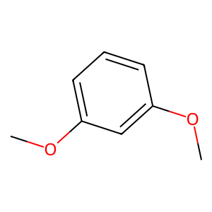 Structure of 1,3-dimethoxy benzene