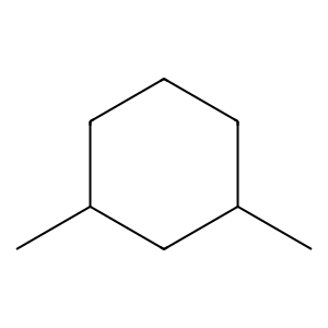 Structure of 1,3-dimethylcyclohexane
