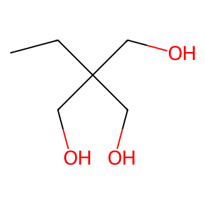 Structure of 1,3-propanediol,2-ethyl-2-(hydroxymethyl)