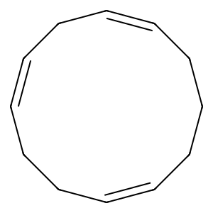 Structure of 1,4,7-cycloundecatriene,1,5,9,9-tetramethyl-,z, z, z-