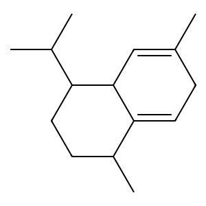 Structure of 1,4-cadinadiene