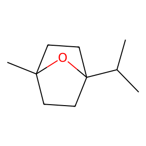 Structure of 1,4-cineol