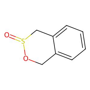 Structure of 1,4-dihydro-2,3-benzoxathium-3-oxide