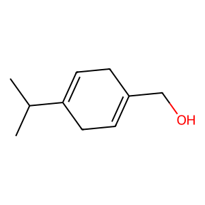 Structure of 1,4-para-menthadien-7-ol