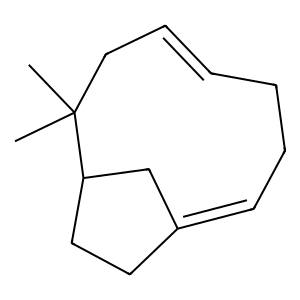 Structure of 1,5-cycloundecadien,8,8-dimethyl-1-9-methylene