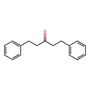 Structure of 1,5-diphenyl-3-pentanone