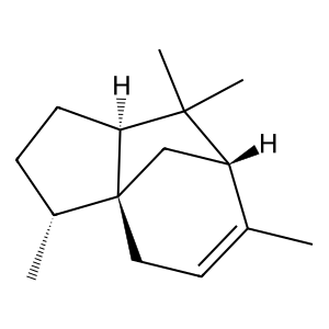 Structure of 1,7-di-epi-alpha-cedrene
