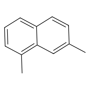 Structure of 1,7-dimethylnaphthalene