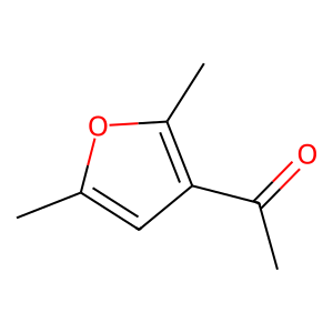 Structure of 1-(2,5-dimethyl-3-furyl)-ethanone