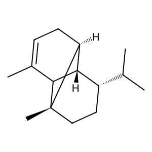 Structure of ()alpha-copaene